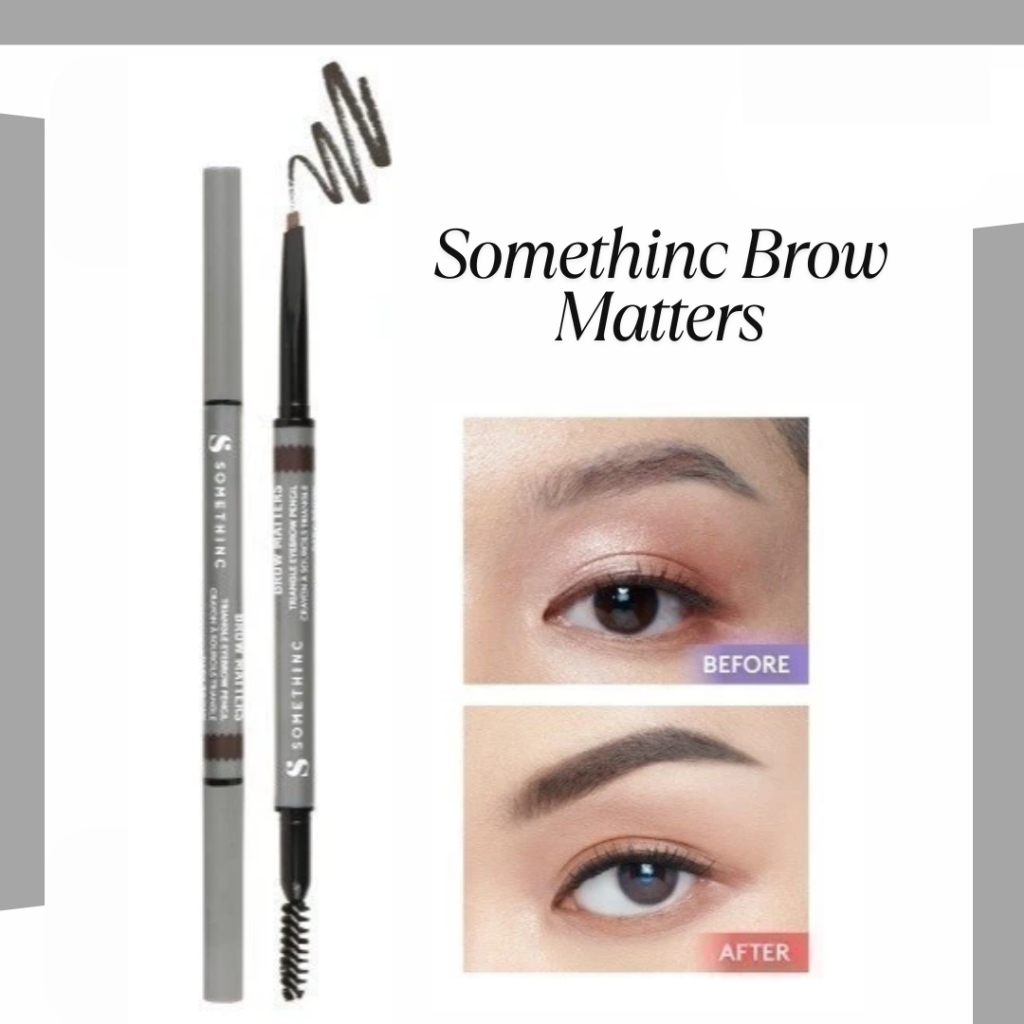 

technandaa - somethinc brow matters triangle eyebrow pencil pensil alis profesional shopee
