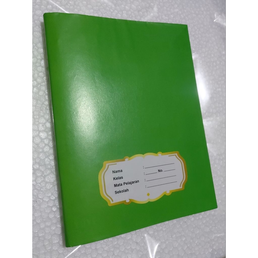 

Buku Tulis Bersampul Kertas Warna Warni - Buku Catatan Mata Pelajaran