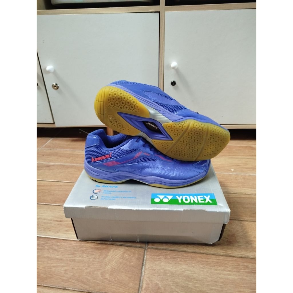 Sepatu Badminton Kawasaki K086 Original Second Size 44, 27 cm