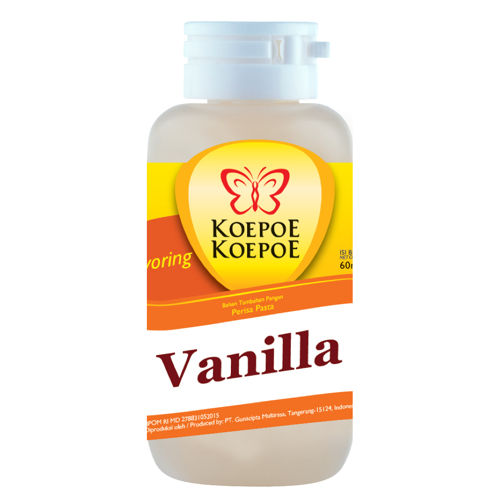 

Koepoe Koepoe Pasta Vanilla 60ml - Pewarna & Perisa makanan untuk kue