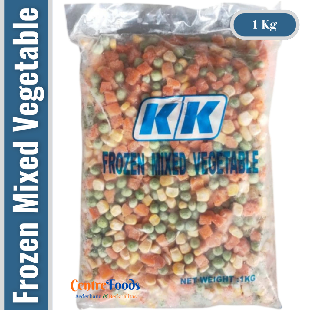 

Sayuran Campur Beku Fresh - Frozen Mixed Vegetable KK | 1 Kg [ Harga Per BKS ]