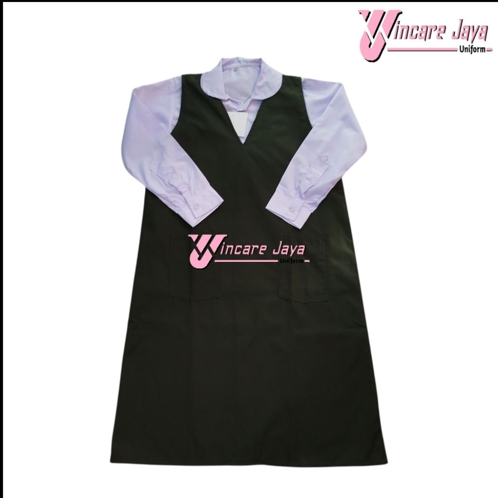 seragam TK hijau tentara seragam TK NU muslimat seragam TK hijau army baju kerah bulat