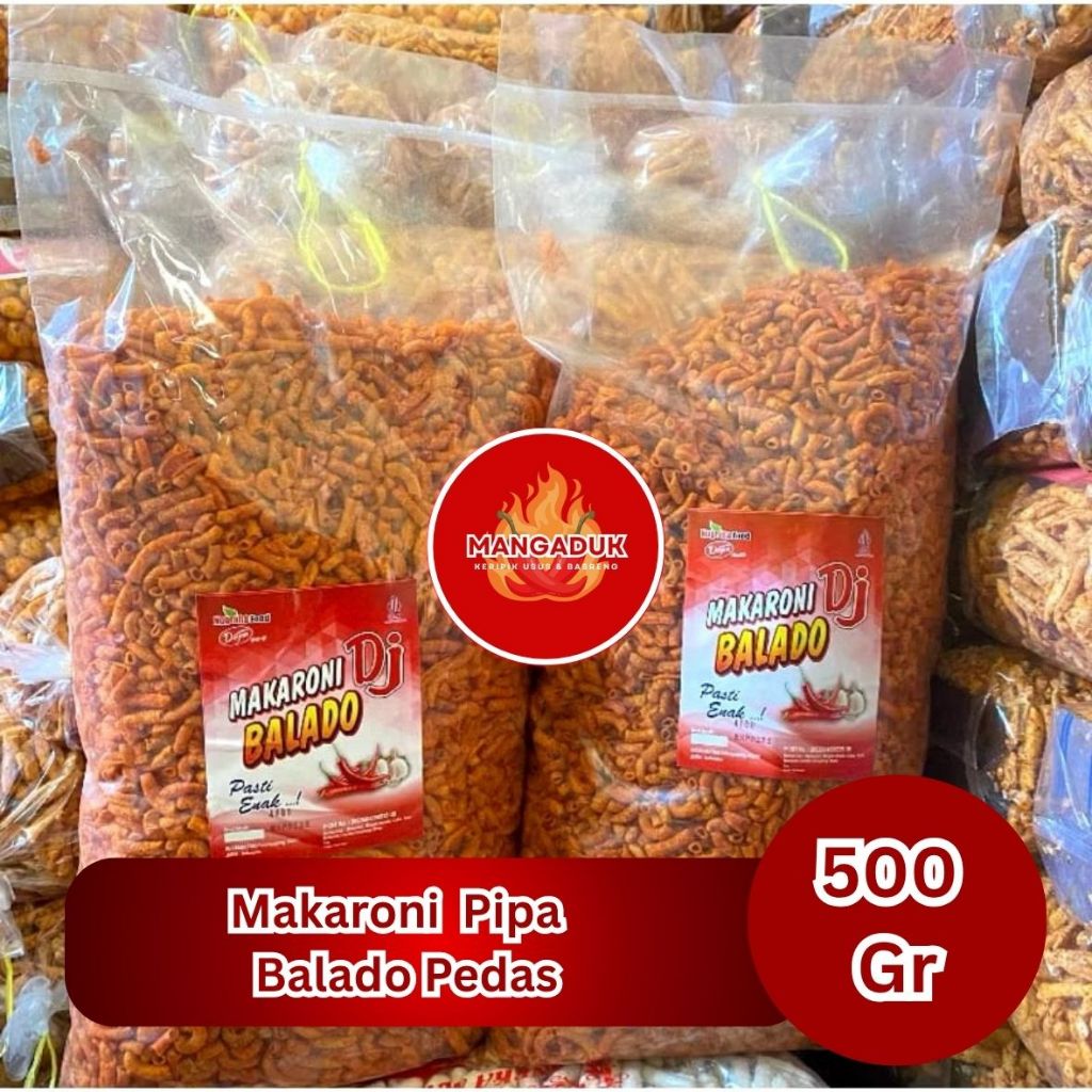 

Makaroni Pipa Ekstra Balado Pedas 500 gr – Camilan Pedas Gurih