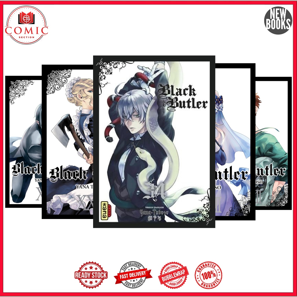 Black Butler Manga (33 Book series) (English)
