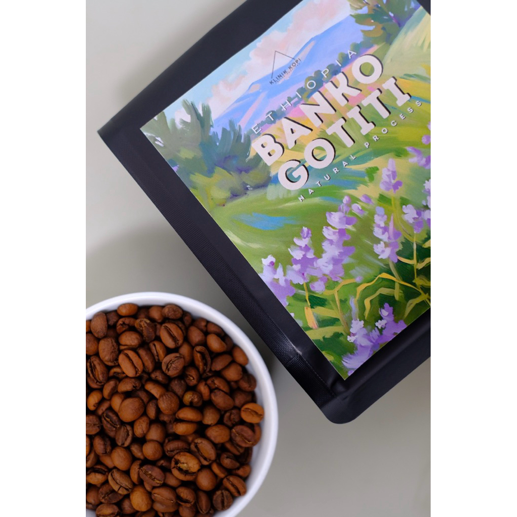 

Klinik Kopi Ethiopia Banko Gotiti Natural Proses 200gr.