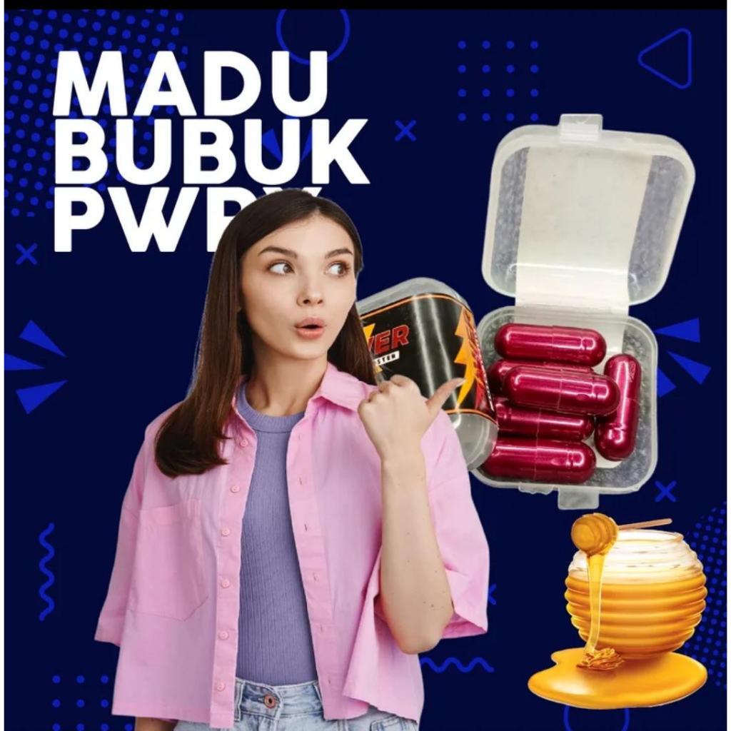 

PWRX isi 4 btr Original Madu Bubuk Herb PWRX