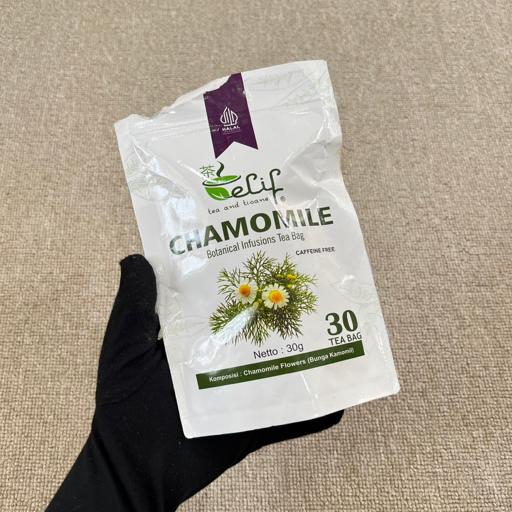 

[Preloved] ELIF TEA AND TISANE - Teh Bunga Chamomile | Teh Insomnia Asam Lambung (Expired Apr-2027)