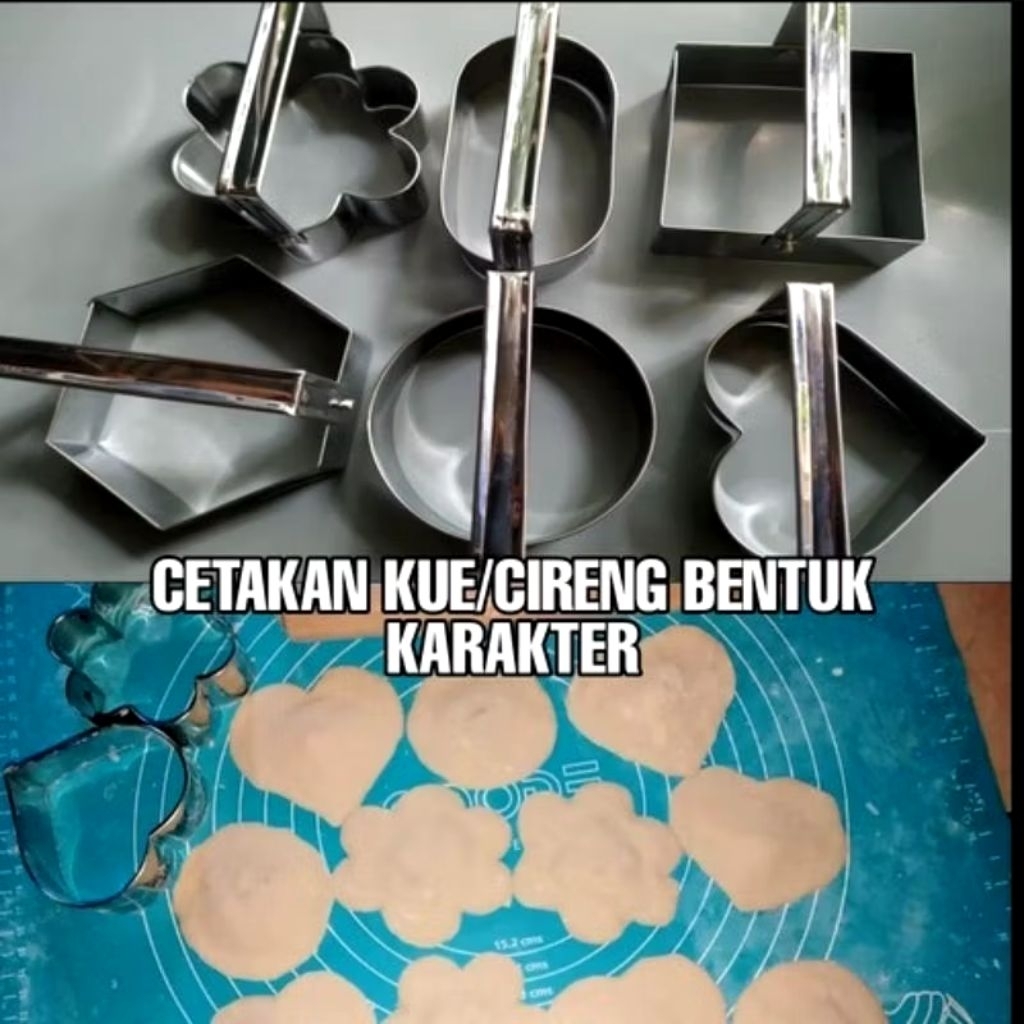 Cetakan cireng isi Cetakan cireng karakter bahan stainless