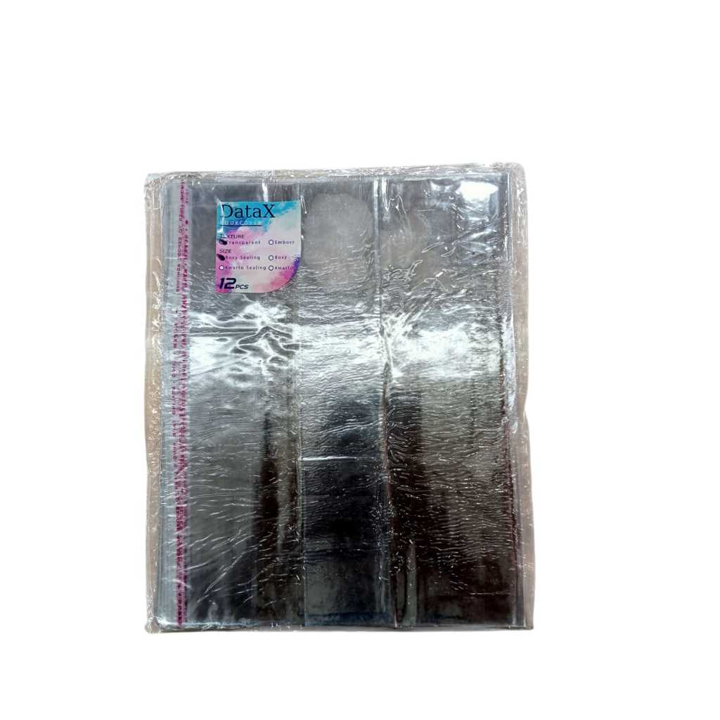 

Gramedia batam - Sampul Buku Plastik Bening Lem Ukuran B5/Boxy/Campus Isi 12 Pcs