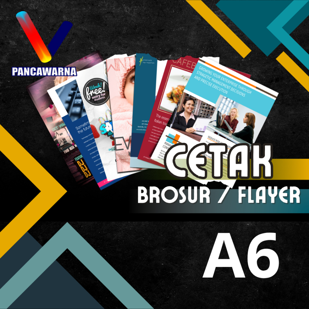 

Cetak Brosur / Flayer Ukuran A6 Terbaik