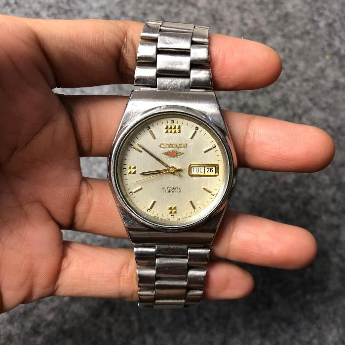 Jam tangan citizen matic second original