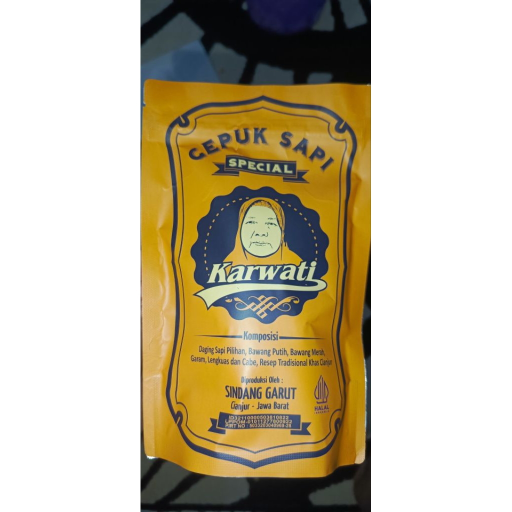 

Gepuk Sapi Pouch Special Karwati
