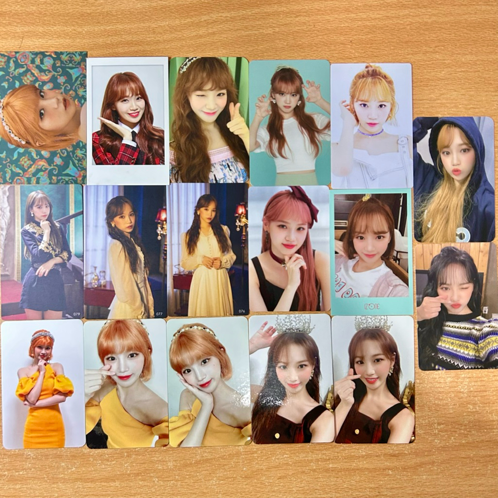 IZONE PHOTOCARD PC CHAEWON IZ*ONE LE SSERAFIM LESSERAFIM