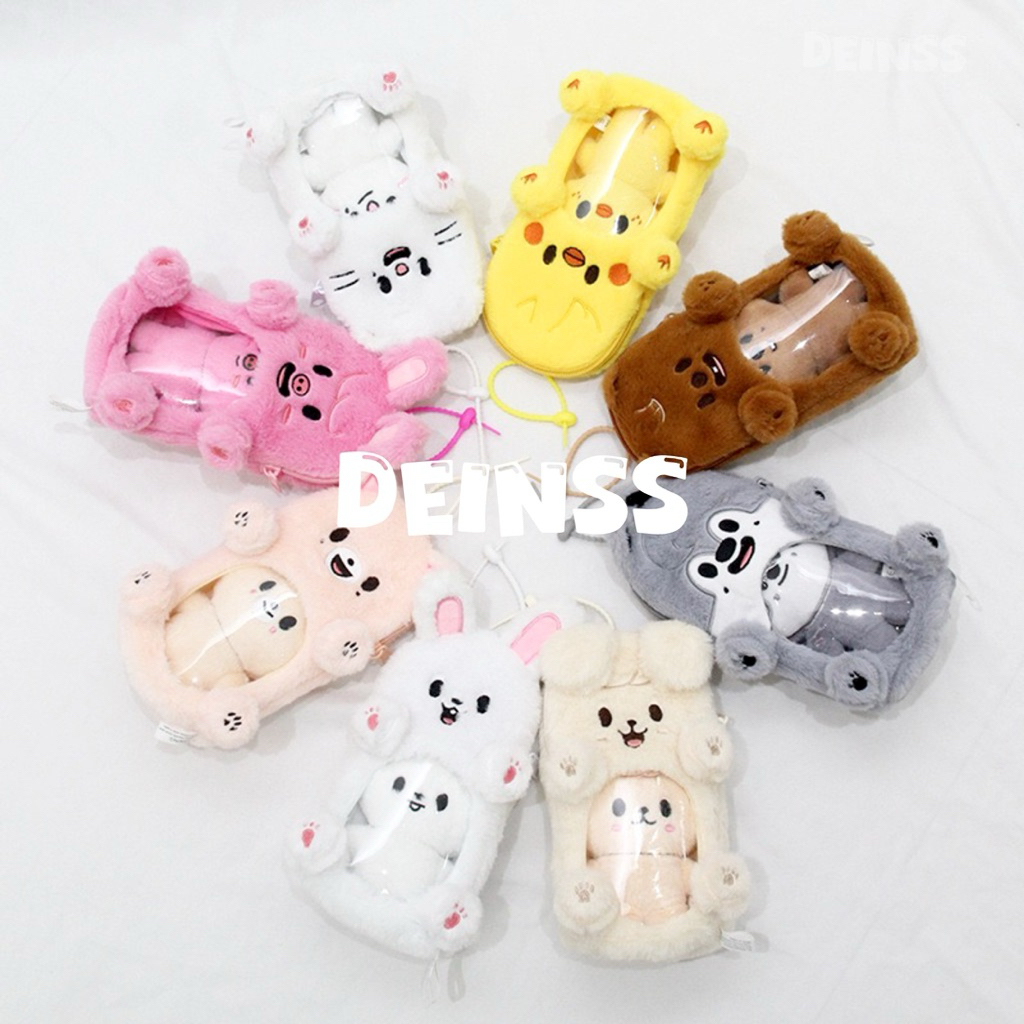 Pouch Skzoo Straykids PVC Plush Transparent Bag Keychain Skz