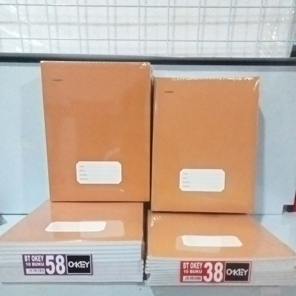 

1 Pak Buku Tulis Sampul Coklat 38 58 Lembar isi 10 Buku