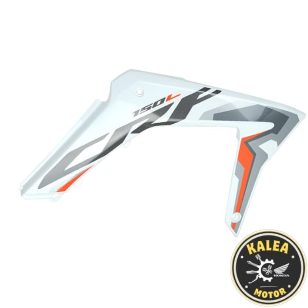 Cover Body Set Kanan Putih Type 1 Honda CRF150L K84 ORIGINAL 17546K84620ZB