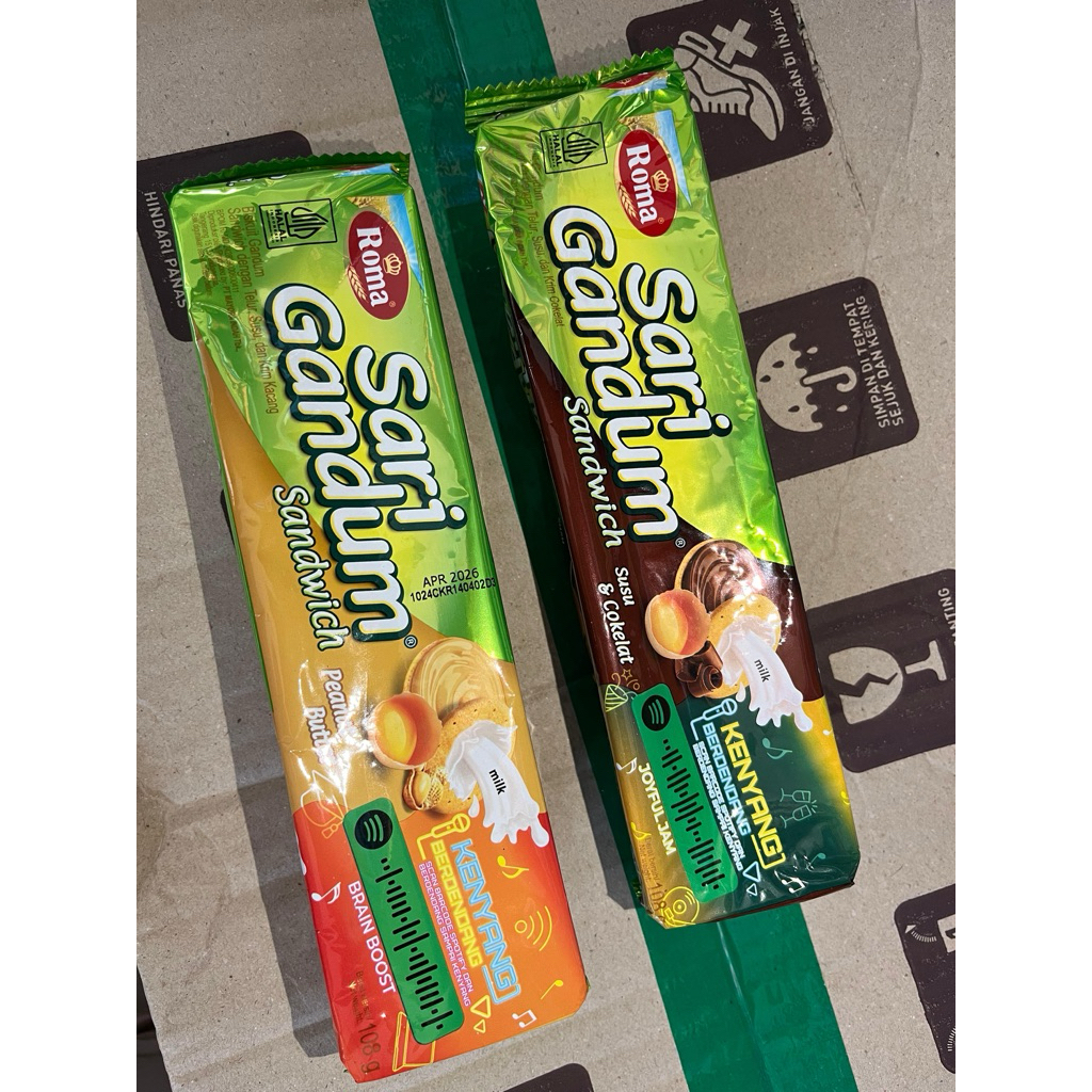 

ROMA SARI GANDUM 2 VARIAN COKELAT & PEANUT