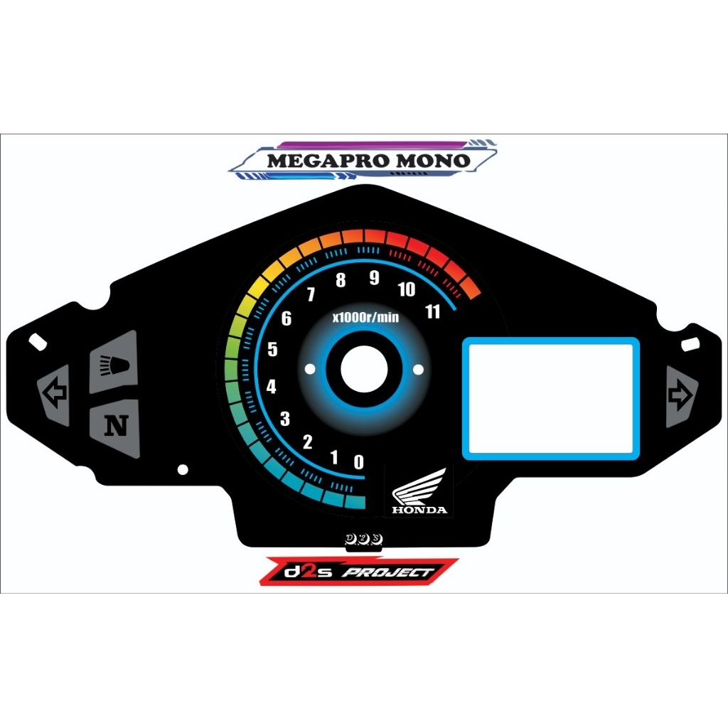 Panel Speedometer HONDA MEGAPRO FI MONO