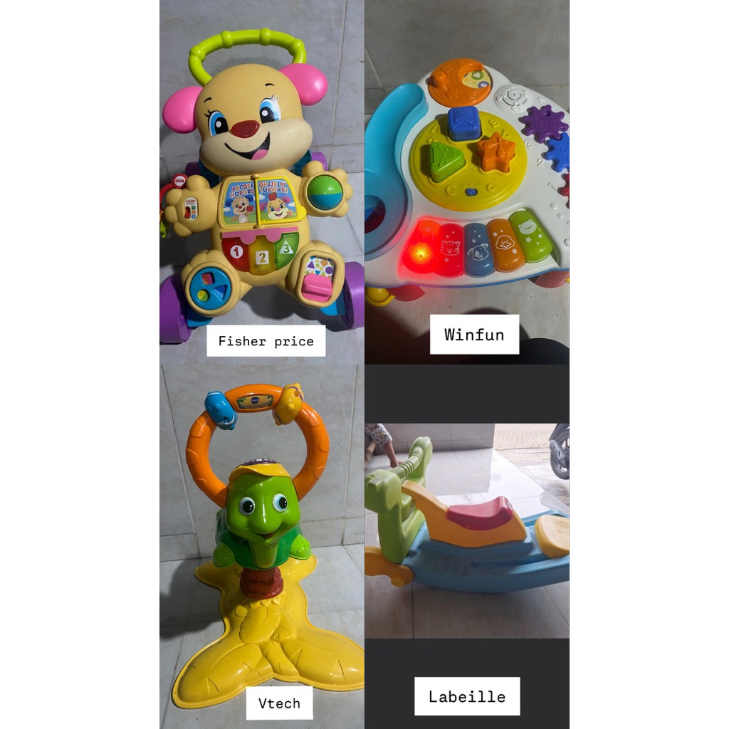 Preloved mainan anak perosotan,prewalker,kuda2an