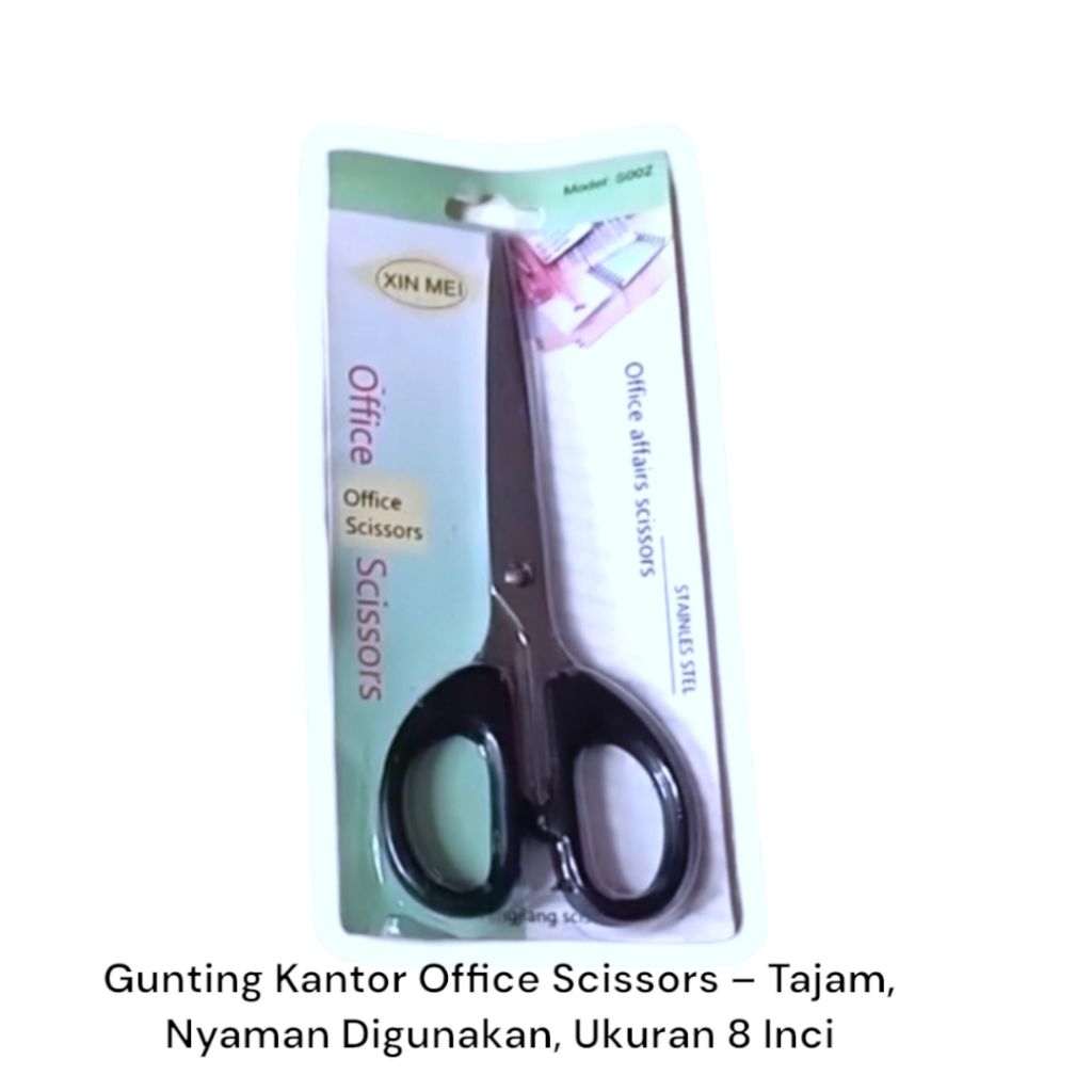 

Gunting Kantor Office Scissors – Tajam, Nyaman Digunakan