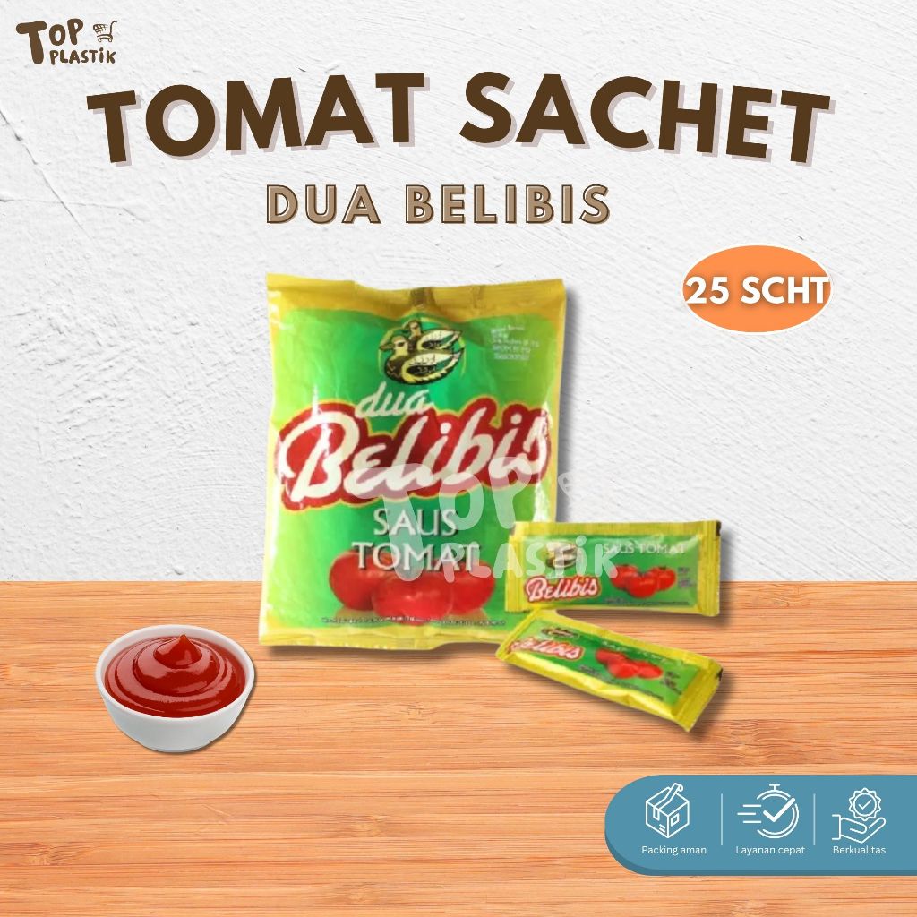 

DUA BELIBIS SAOS TOMAT (sachet) 8 gr isi 25 pcs