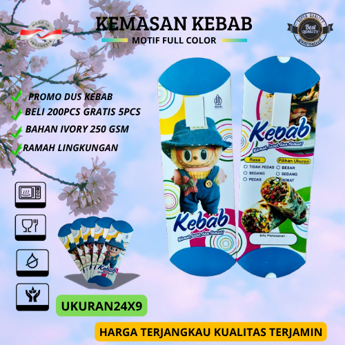 

KEMASAN KERTAS KEBAB TARIKAN, IVORY ISI 50 PCS, DUS BUNGKUS KEBAB MURAH ISI 50 PCS
