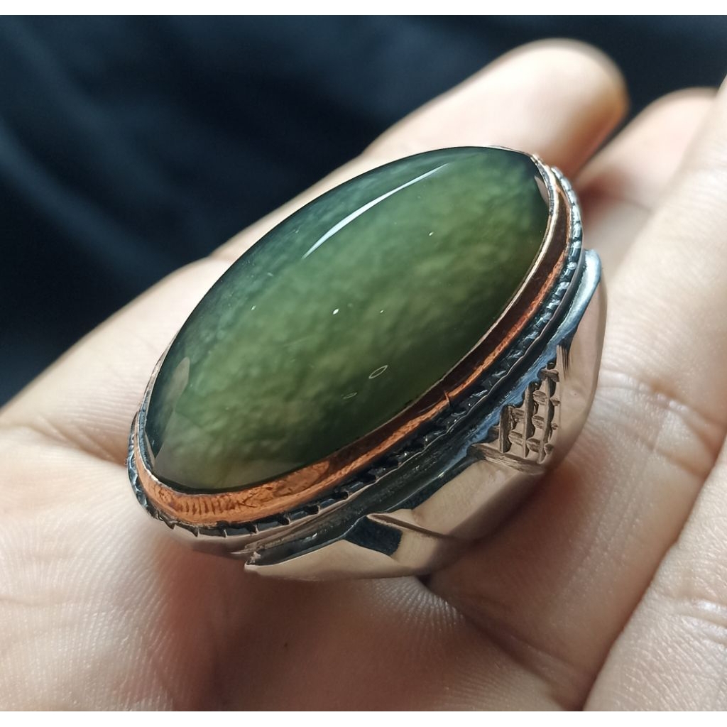 CINCIN BATU AKIK PANDAN LUMUT