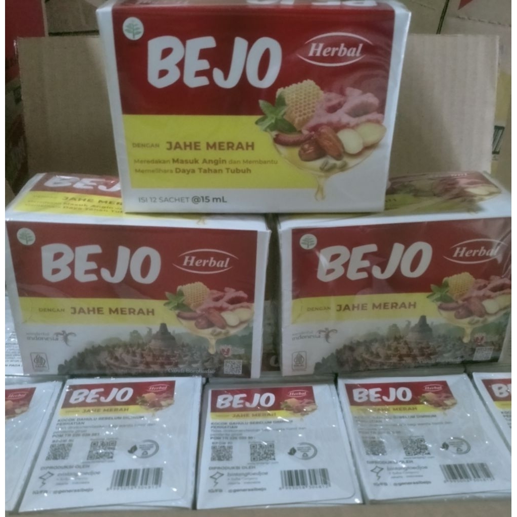 

Bejo Herbal Dengan Jahe Merah Isi 12 Sachet ( Box )