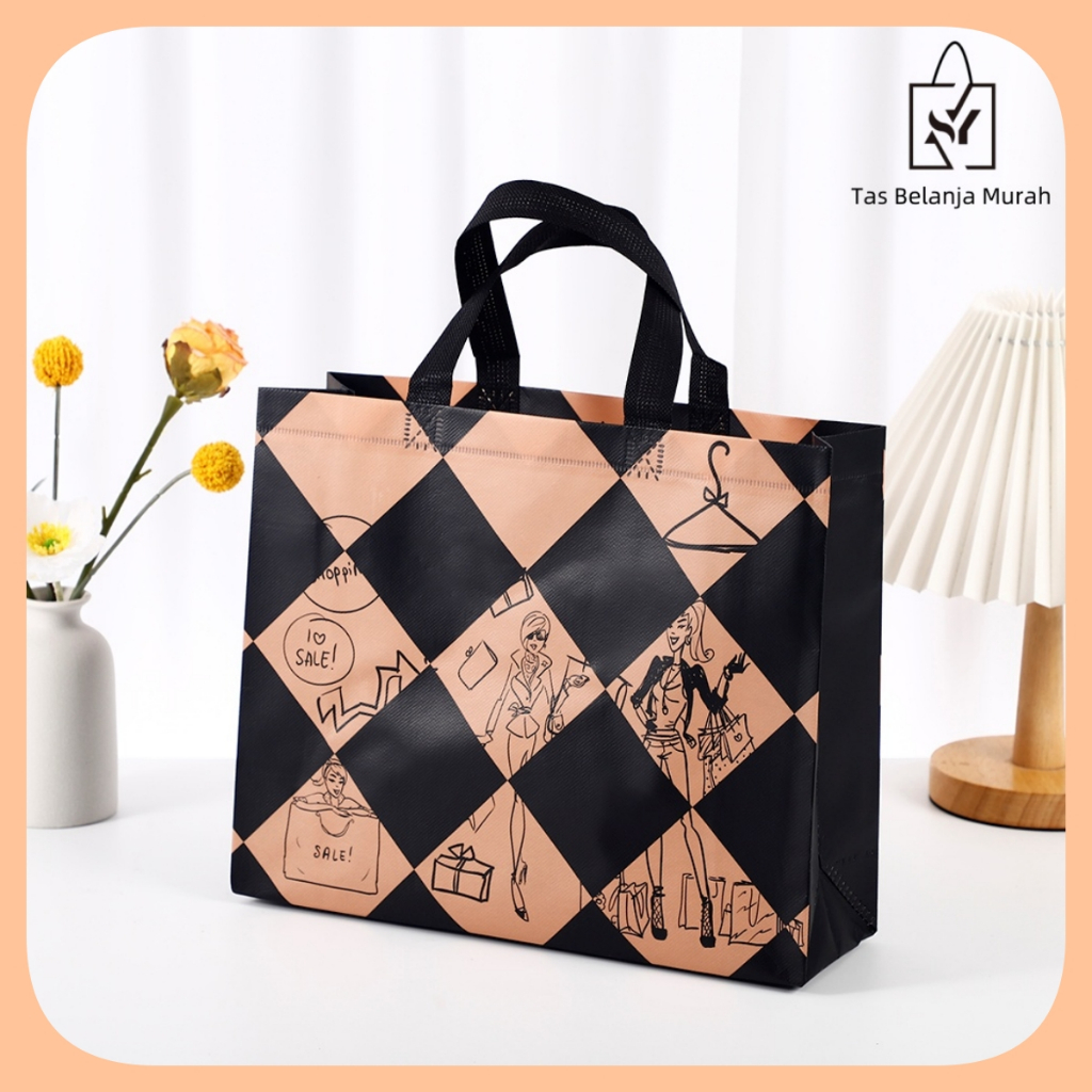 

Goodie bag-Tas Belanja tas Jinjing tas spunbond tas souvenir premium tebal dan kuat/Terlaris lipat jumbo/ waterproof/shopping bag Tas Belanja Murah Karakter Kartun-A07