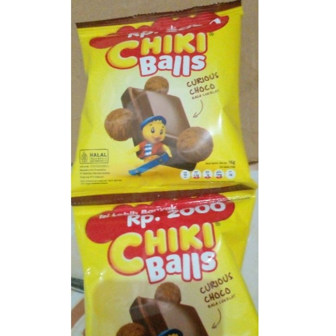 

chiki balls rasa cokelat 1 rtg 16 gram