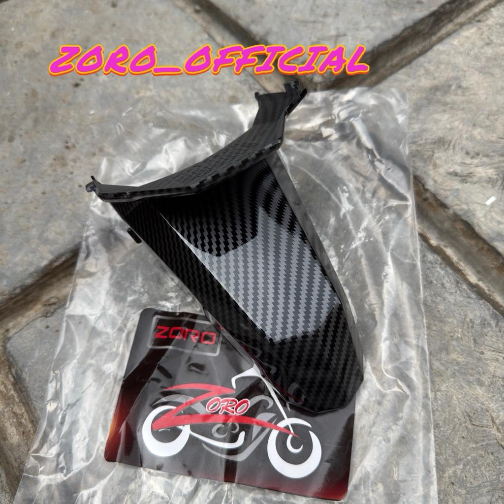 Cover Lampu Nopol Spakbor Belakang Carbon Beat Deluxe / Beat Street Gen1 2020-2024 ZORO