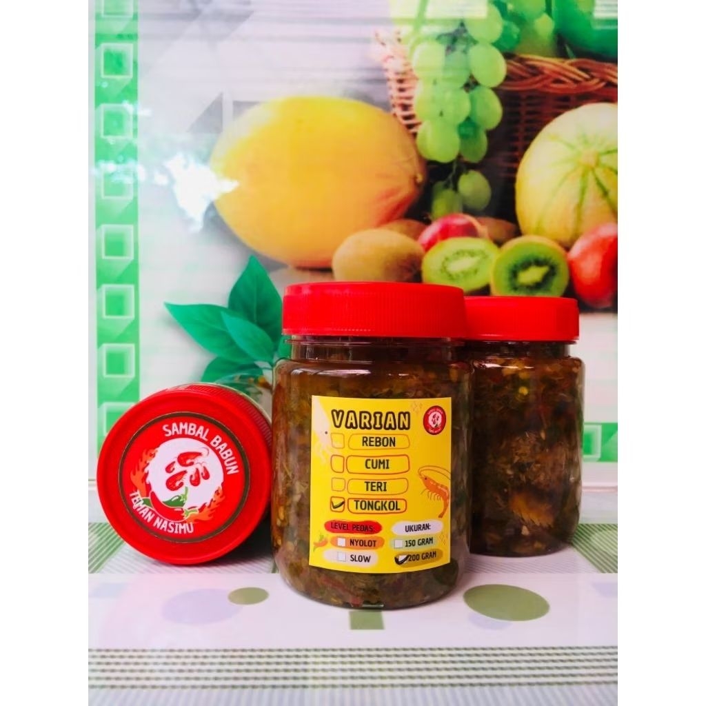 

Sambal Tongkol Babun Kemasan 200 gram - Sambal Babun - Sambal Lauk Praktis