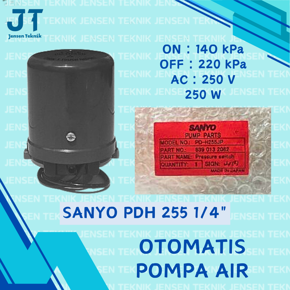 Otomatis / Pressure Switch Pompa Air Sanyo PDH 255 Original