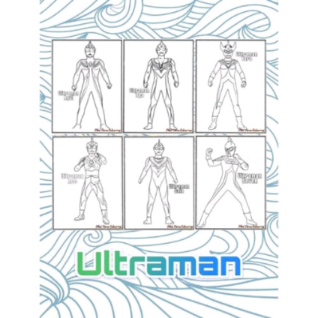 

Kertas Mewarnai Anak Tema Ultramen V1 / Kertas Mewarnai Gambar (15 Lembar)