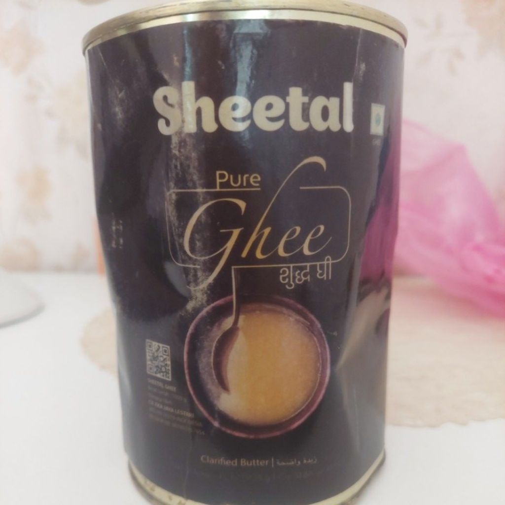 

SAHEETAL PURE GHEE, MINYAK SAMIN, 1000g, Expired Date 13 Desember 2025, TIDAK ADA YANG BOCOR., MINUS KALENG ATAU KEMASAN PENYOK
