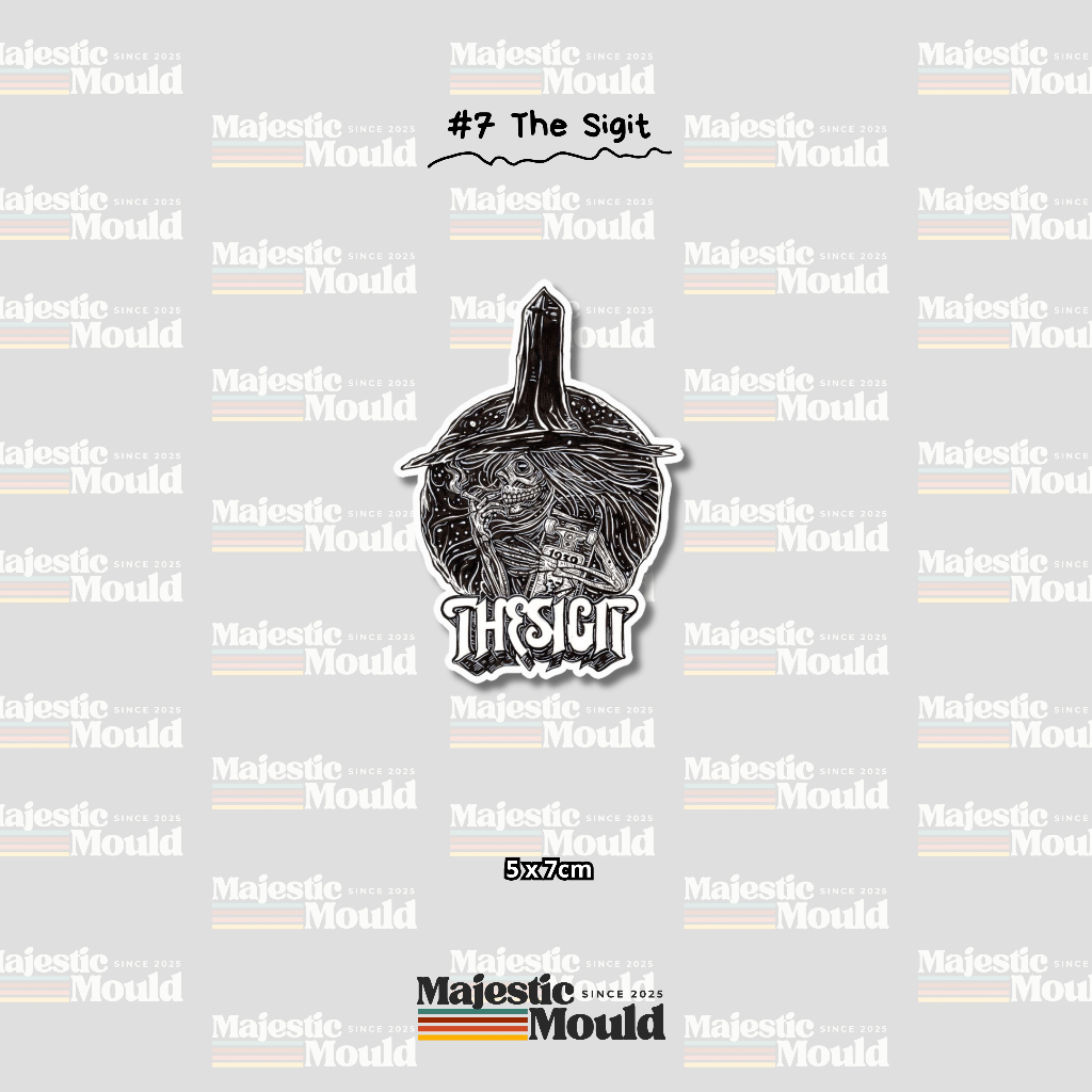 

#7 The Sigit – Stiker Band Vinyl Glossy | Tahan Air & Luntur (Laptop/Helm/Tumbler/dan media lainnya)