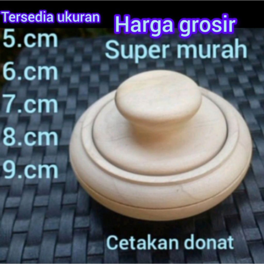 cetakan donat kayu mangkuk/cetakan donat kayu