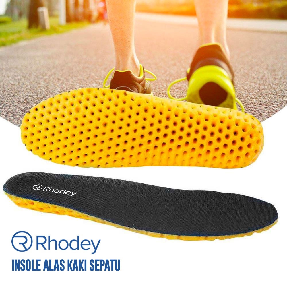 Sol Pelapis Dalam Sepatu Olahraga Sport Insole Alas Kaki Anti Bau Empuk Tanpa Lecet / Alas Sepatu Al