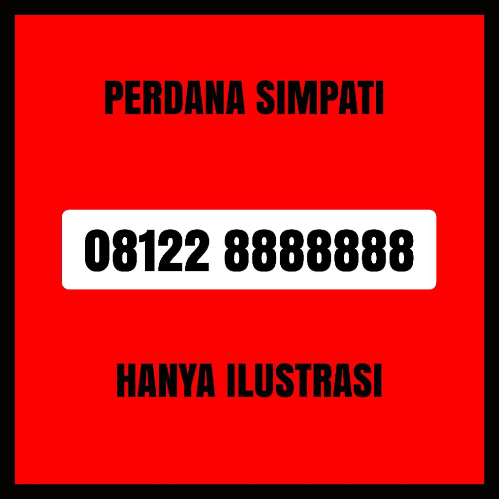 Nomor cantik simpati rapi 08122 8888