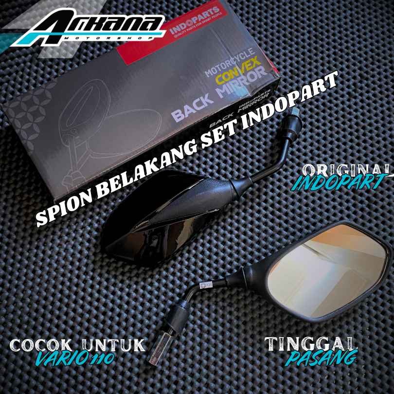 Kaca Spion Sepion Cembung Motor HONDA VARIO OLD 110 UNIVERSAL MOTOR ORIGINAL INDOPARTS