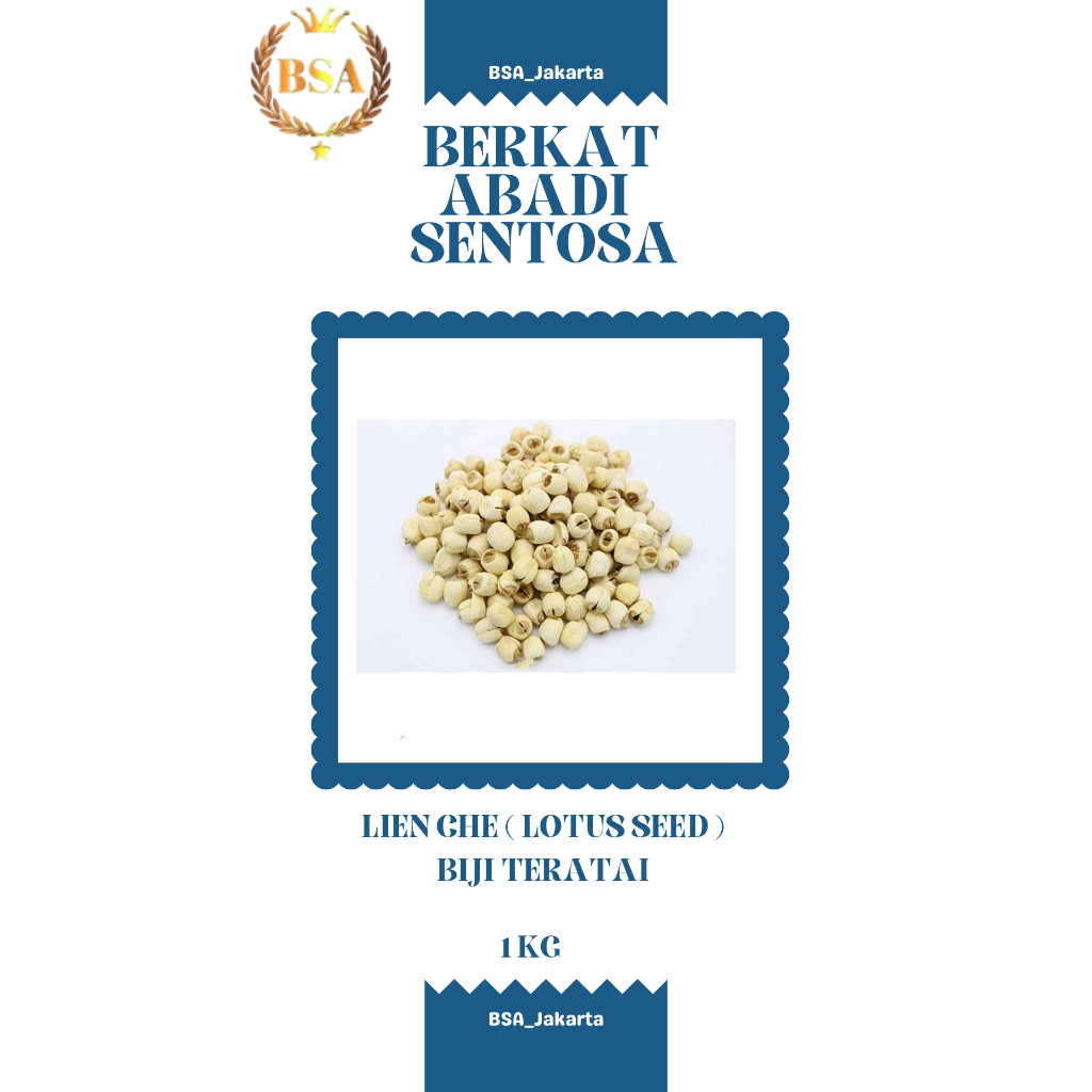 

LIEN CHE ( LOTUS SEED ) BIJI TERATAI ( 1 KG)
