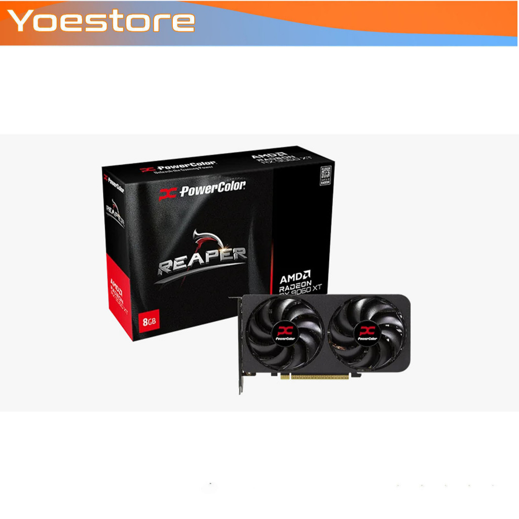 POWERCOLOR  Reaper AMD Radeon™ RX 9060 XT 8GB GDDR6 RX9060XT 8G-A