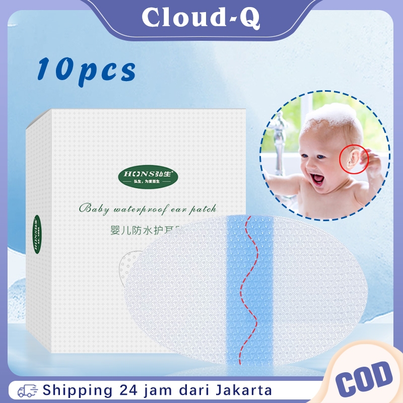 Pelindung Telinga Bayi Mandi Stiker Penutup Stiker Telinga Renang