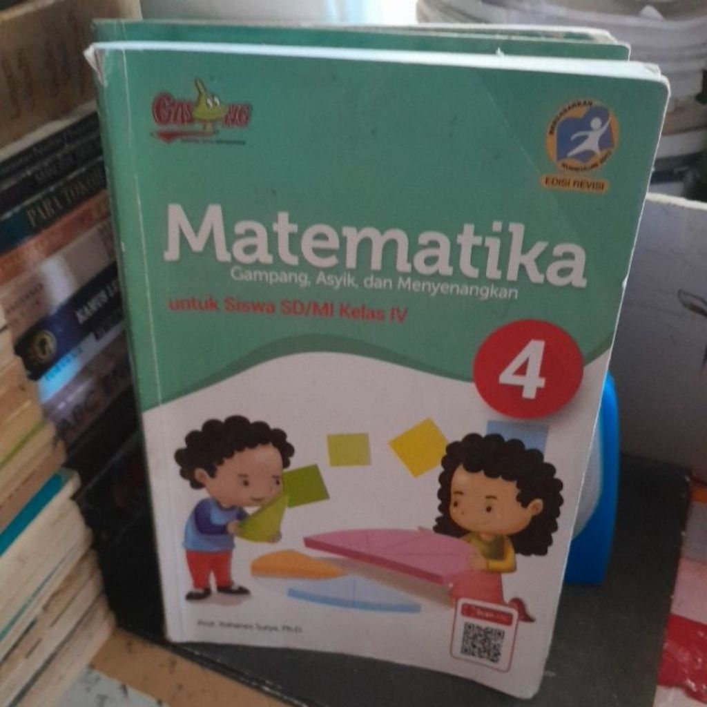 BUKU GASING MATEMATIKA ( GAMPANG,ASYIK, DAN MEMYENANGKAN) UNTUK SISWA SD/MI KELAS IV/4 K13 REVISI
