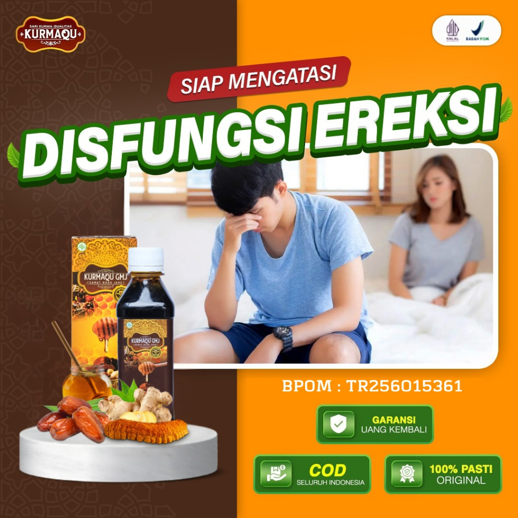 Obat Disfungsi Ereksi Lemah Syahwat Impotensi Madu Peningkat Gairah Suami Panambah Stamina KurmaQu