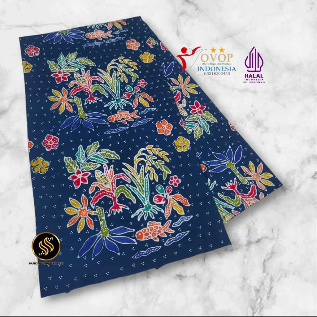 Kain Batik Tulis Bakaran Mina Tani Asli Pati Katun Prima Super