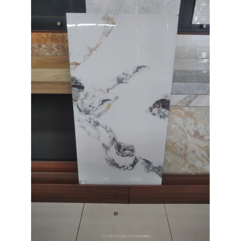 granit lantai 60x120 PRATO BIANCO glossy