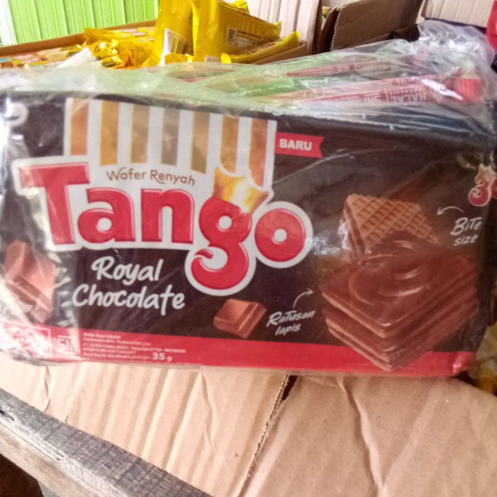 

TANGO wafer 35gr rasa chocolate isi 10/pack