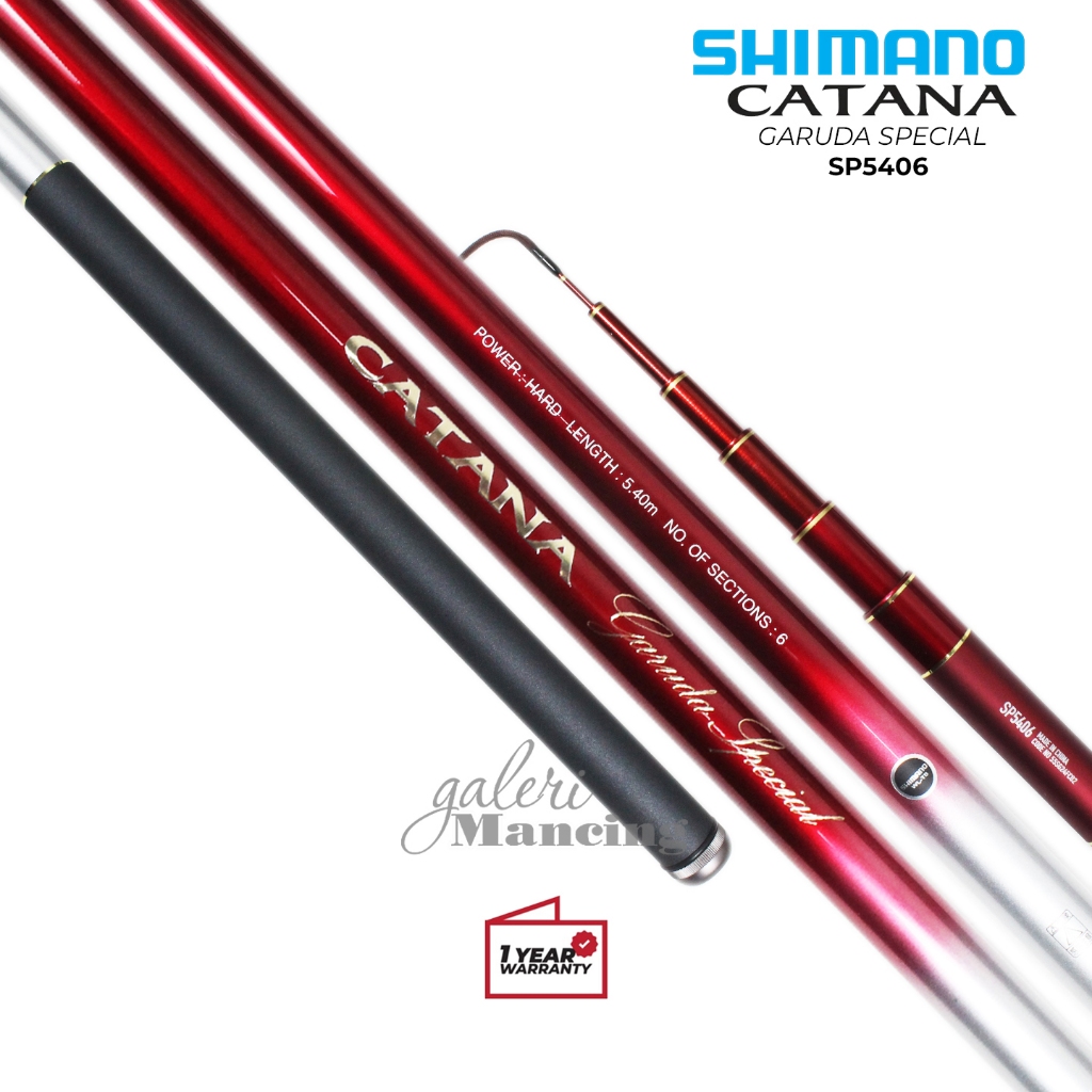 Joran SHIMANO CATANA GARUDA SPECIAL 450 540 630 | GS Tegek Zoom Carbon | Sungai Danau Empang Pasiran