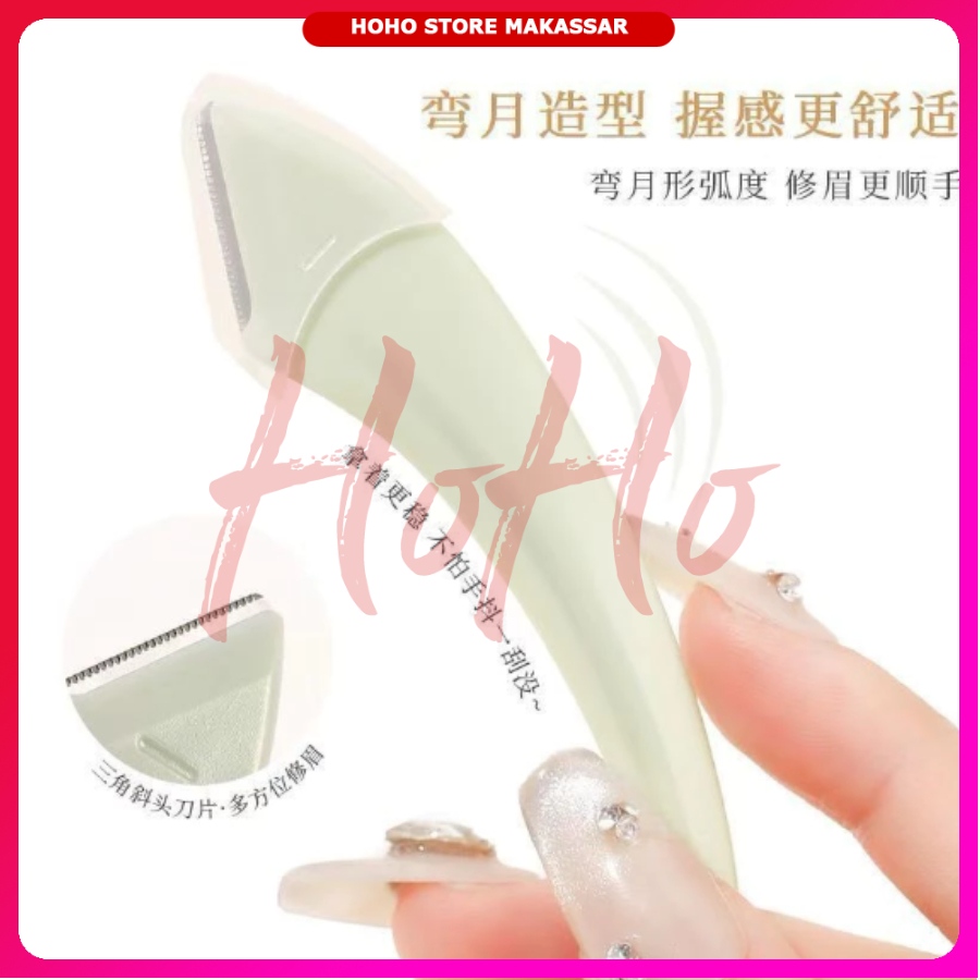 Pisau Cukur Alis Bentuk Lengkung Alat Pencukur Perapih Bulu Alis Eyebrow Razor Trimmer - PCA1